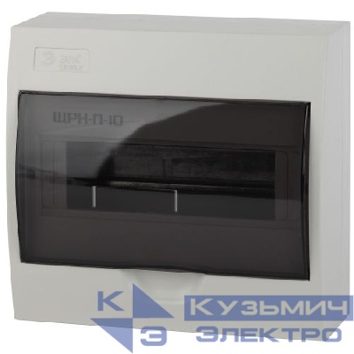 Бокс навесной ЩРН-П-10 10мод. IP41 пластик SIMPLE NO-box_simple-plastic_10_surface BOXS10 Эра Б0041524