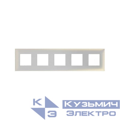 Рамка 5-м 10мод. Avanti "Белый жемчуг" DKC 4420900