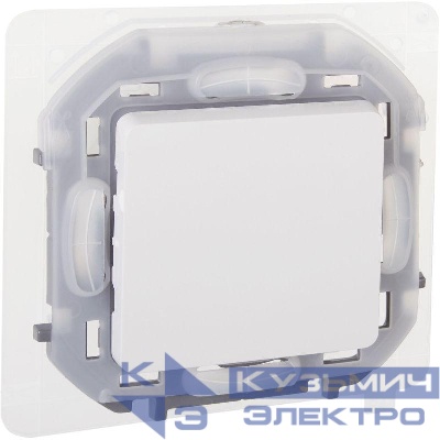 Переключатель 1-кл. Inspiria 10А IP44 250В 10AX механизм бел. IEK 673670