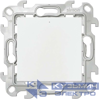 Переключатель 1-кл. 1п 2мод. СП Simon 24 10А IP20 с подсветкой механизм бел. Simon 2450204-030