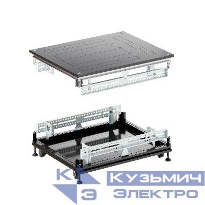 Крыша основание преперфорированные IT-CQE 800х1000 RAL9005 DKC RBIT810F