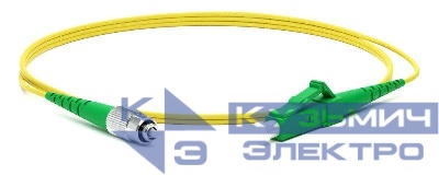 Патч-корд FC-S2-9-FC/AR-LC/AR-H-3M-LSZH-YL волоконно-оптический (шнур) SM 9/125 (OS2) FC/APC-LC/APC simplex LSZH 3м Hyperline 246491