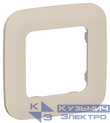 Рамка 1-м СП FLITE РУ-1-А-ФлЛ льняной IEK FI-M12-31-20-K88