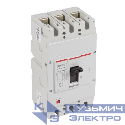 Выключатель автоматический 3п 500А 36кА DRX630 термомагнитн. расцеп. Leg 027236