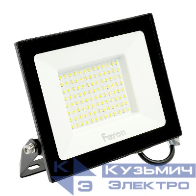 Прожектор светодиодный LL-922 100Вт 4000К IP65 AC 230В/50Гц 2835SMD черн. FERON 48108