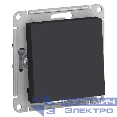 Переключатель проходной 1-кл. СП AtlasDesign 10А IP20 (сх. 6) 10AX механизм карбон SE ATN001061