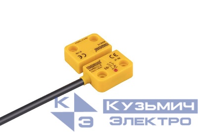 Датчик магнитный (2НЗ) провод 2м (расст. сраб. 5мм) индикация LED левый выход IP68 EMAS SMS21LC2-S15