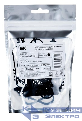 Дюбель-хомут 19-25мм для круглого кабеля нейлон черн. (уп.25шт) IEK UDH13-19-25-025-K02