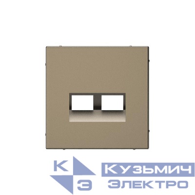 Накладка двойная ArtGallery для информационных функций типа Keystone мокко SE GAL000690