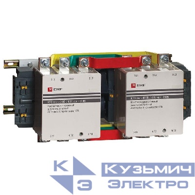 Контактор реверсивный КТЭ 185А кат. 230В AC 2НО EKF ctr-b-r-185