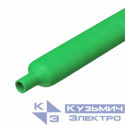 Трубка термоусаживаемая самозатухающая 19.1/9.5мм зел. DKC TN2PC201191V0GN