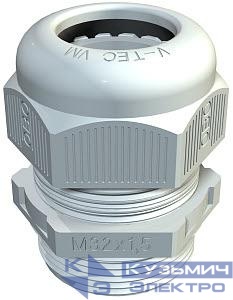 Ввод кабельный Dкаб. 16-28 (Dмонтаж. отв. 40) IP68 свет. сер. V-TEC VM40 LGR OBO 2022872