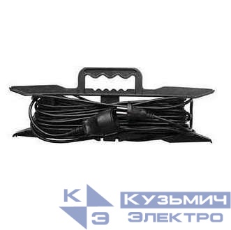Удлинитель-шнур на рамке 1х20м с заземл. 10А IP20 2.2кВт Союз 481S-5302