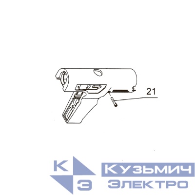 Запчасть №21 для PAG311BWT. Штифт