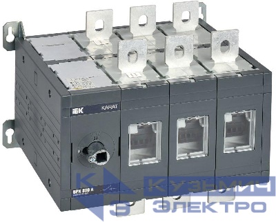 Выключатель-разъединитель ВРК 3п 800А реверс. без рукоятки KARAT IEK KA-VR20-3-0800