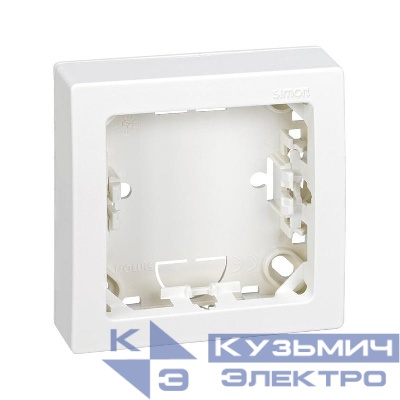 Рамка 1-м Simon73 Loft 75х75мм бел. Simon 73610-60