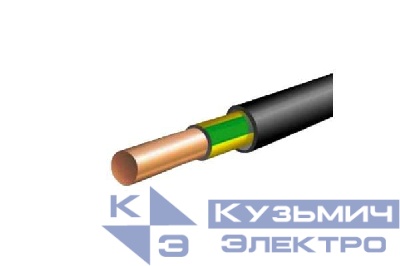 Кабель ВВГнг(А)-LS 1х4 ОК Ж/З 0.66кВ (бухта) (м) АЛЬФАКАБЕЛЬ 65703