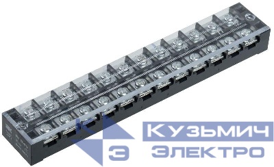 Блок зажимов БЗН ТВ-4512 4.5кв.мм 45А 12 пар IEK YZN41-12-004-K02