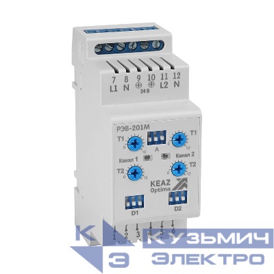 Реле времени OptiDin РЭВ 201М УХЛ3.1 КЭАЗ 114067