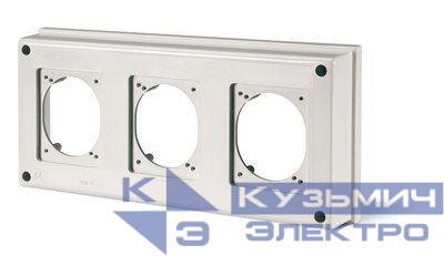 Крышка 150х328х45 на 3 поста с основанием 70х87мм DKC DIS6741300