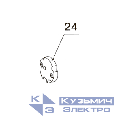 Запчасть №24 для PAG-PC84. Остов затвора