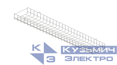 Решетка защитная 1300х240х75 Innolux 14676