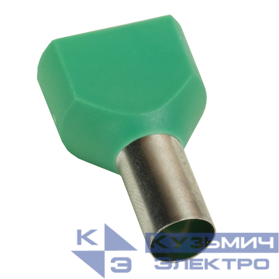 Наконечник штыревой втулочный под два провода НШвИ2 OptiKit T-Shv2-PVC- 16-14 (уп.100шт) КЭАЗ 278054