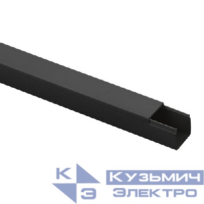 Кабель-канал 16х16 L2000 черн. KK-B-16-16 Эра Б0061738