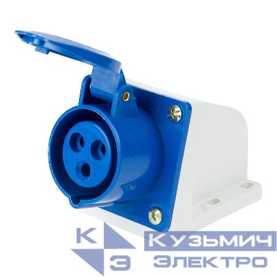 Розетка 113 стационарная 2P+PE 16А 220В IP44 Rexant 11-8909