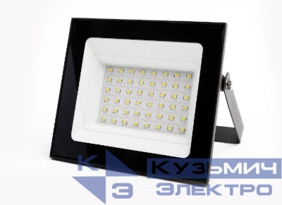 Прожектор светодиодный LFL-5002 C02 LED SMD 50 Вт 230В 6500К черн. Ultraflash 15126