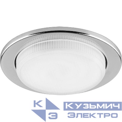 Светильник DL53 20Вт 230В GX53 потолочн. встраив. без лампы хром FERON 41206