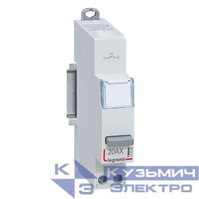 Выключатель кнопочный 1мод. CX3 НЗ без. фикс. Leg 412909