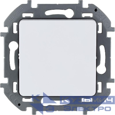 Выключатель кнопочный Inspiria 6А 250В без фиксации НО/НЗ механизм бел. Leg 673690