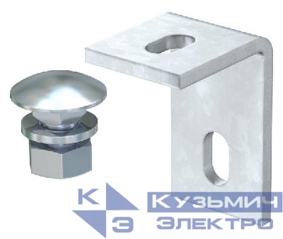 Уголок крепежный универс. 70х50х40 BW 70 40 FT с крепежным комплектом FRS сталь гор. оцинк. OBO 6019706