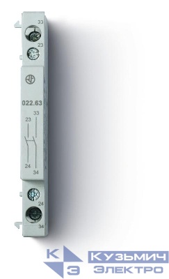 Модуль доп.контактов для 22.44 22.64 2NO 6А FINDER 02263