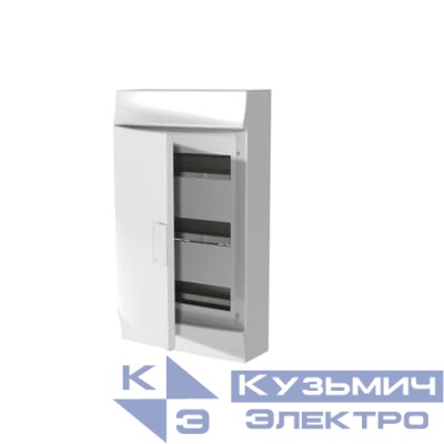 Бокс настенный MISTRAL41W / 36M N+PE (3ряда) непрозрачная дверь 1SLM004102A3107