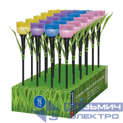 Светильник садовый USL-C-651/PT305 "Тюльпан" TULIP IP44 солнечная батарея SET24 (уп.24шт) Uniel UL-00004275