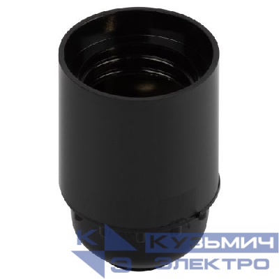 Патрон Е27 подвесной бакелит без наклейки (уп.50шт) черн. Эра Б0069196