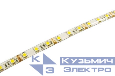 Лента светодиодная PLS 5050/60-12V 14.4Вт/м RGB разноцвет. IP65 (уп.5м) JazzWay 1001948