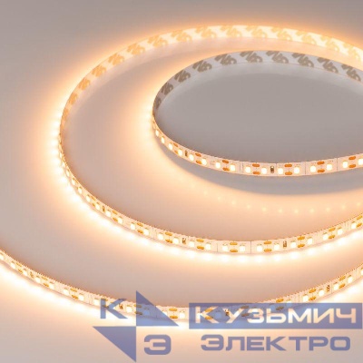 Лента светодиодная FC-A120-8mm 24V Warm2400-CX1 5Вт/м IP20 резка 1 светодиод (уп.5м) Arlight 052929