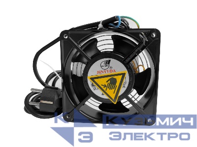 Вентилятор RAL1238S1, рама 120х120х38, подшипник скольжения, 220 В, 15 Вт, с кабелем Netko
