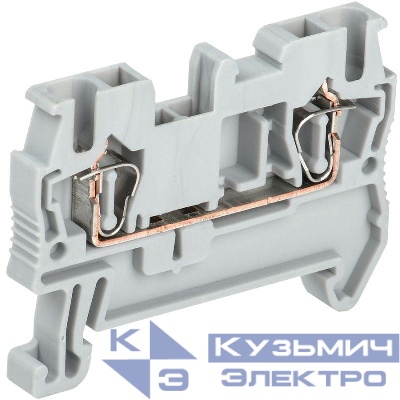 Клемма пружинная КПИ 2в-2.5 31А сер. IEK YZN11-002-K03