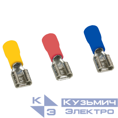 Разъем плоский РпИм OptiKit S-Pm-PVC-5.5-6-0.4 (уп.100шт) КЭАЗ 278082