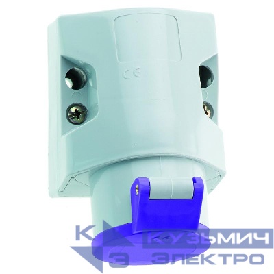 Розетка настенная 16А 2п 24В IP44 80х70мм Bals 410