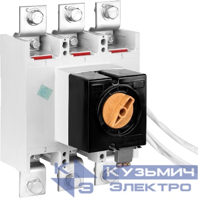 Выключатель автоматический 3п 1000А 50кА ВА55-41 344730 ЭР 690В НР=220В AC электропривод 220В AC передн. подкл.: Al шина; кабель с каб. наконечн. Контактор 1002528