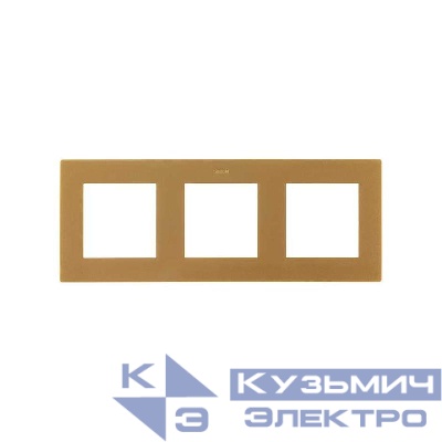 Рамка 3-м Simon24 зол. Simon 2400630-166