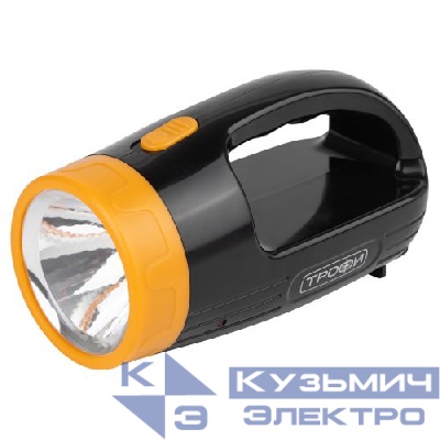 Фонарь-прожектор светодиодный аккумуляторный PA-101 1 режим Трофи Б0053340