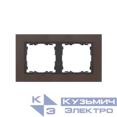 Рамка 2-м Simon82 Nature свинец/графит (имитация металла) Simon 82827-38