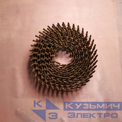 Барабанные гвозди по дереву тип CNW 25/50 BKRi (кольц. накат., 9000шт/уп)