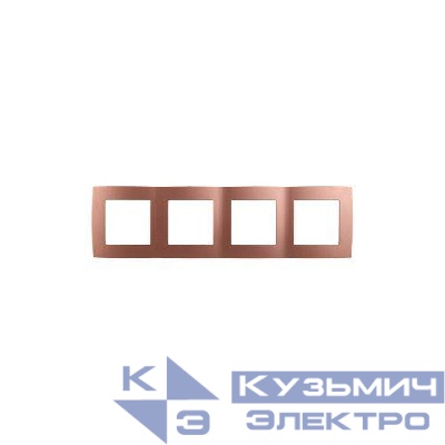 Рамка 4-м 12-5004-14 медь ЭРА Б0019380